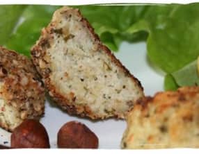 Croquettes de poulet à la noisette