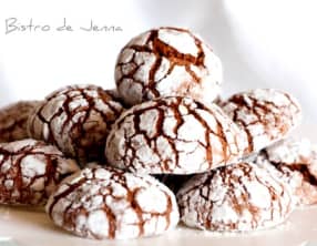 Biscuits craquelés au Chocolat par Jenna