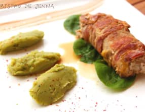 Saltimbocca aux épinard tomates confites et fromage gouda