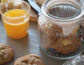 Cookies aux pommes caramélisés