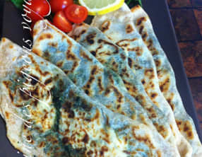 Feuilletés aux épinards et fromage