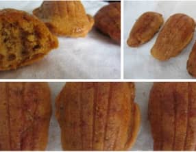 Madeleines salées au pesto rouge et au chorizo