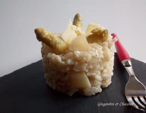 Risotto aux asperges et parmesan