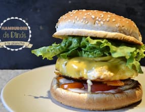 Hamburger de dinde à la plancha