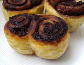 Palmiers au chocolat