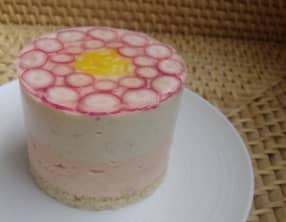 Bavarois saumon fumé, concombre, chèvre