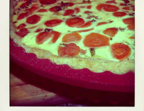 Tarte aux carottes et au persil