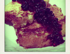 Brioche perdue aux fruits rouges