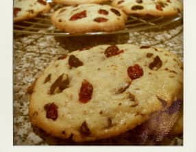 Cookies aux cranberries et pépites de chocolat
