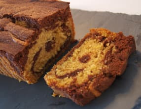 Le cake marbré