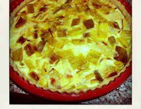 Tarte aux poireaux et quatre épices
