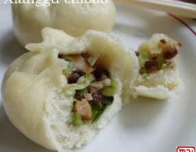 Baozi végétarien pak choï et shiitaké