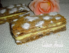 Millefeuille chocolat à la crème de citron