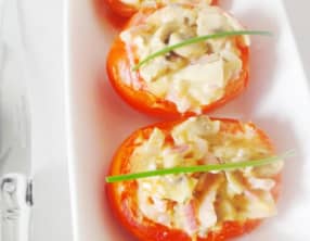 Torino farcies au chèvre et champignons