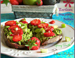 Tartines sucrées-salées