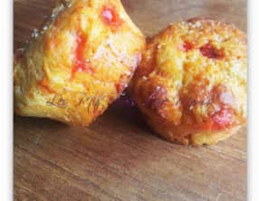 Briochettes aux pralines roses