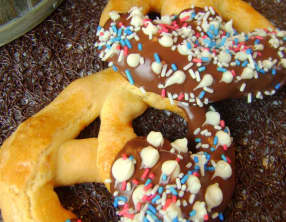 Bretzel aux 2 chocolats