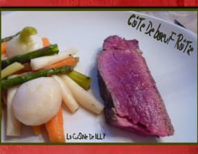 Côte de boeuf rôtie