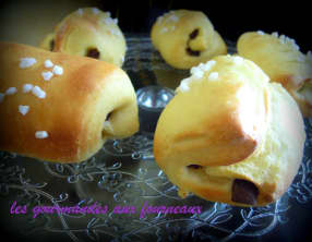 Pains au chocolat briochées