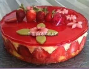 Le fraisier de Fêtes des mères