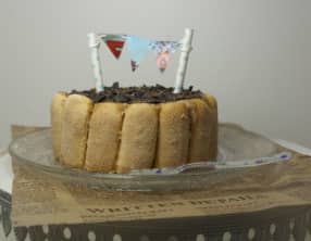 Charlotte chocolat et vanille