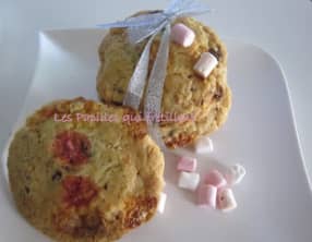 Cookies chocolat noir et mini-chamalow