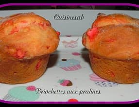 Briochette aux pralines