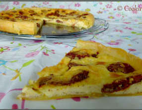 Quiche aux tomates confites
