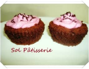Cupcakes au chocolat et à la betterave