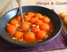 Salade de melon parfumée à la cardamome