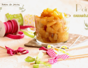 Poires caramélisées au Cointreau