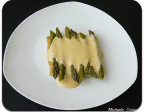 Feuilletés d'Asperges au Sabayon de Citron et Vin Muscat
