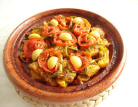 Tagine de poisson pommes de terre et carottes