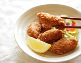 Moules et huitres frites