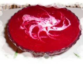 Soupe glacée de tomates betterave