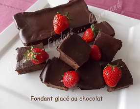 Fondant glacé au chocolat