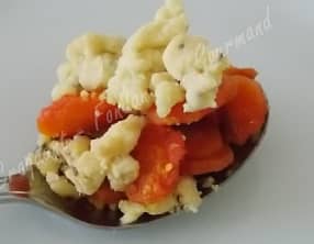 Crumble de carottes anisé