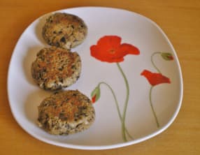 Galettes d'aubergines