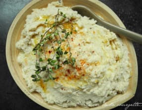 Houmous de haricots tarbais au thym citron et au piment d’Espelette