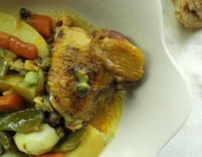 Tajine aux 7 légumes et au citron confit