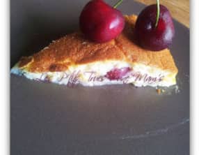 Gâteau magique aux cerises