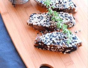 Magret de canard au teriyaki et sésame