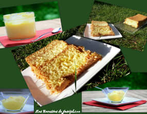 Cake sans beurre et lemon curd