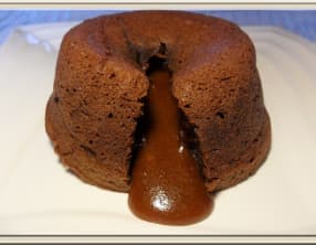 Fondant au chocolat et son coeur coulant de spéculoos