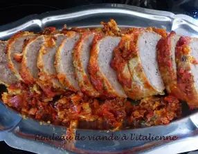 Rouleau de viande à l'italienne