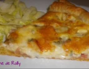 Tarte italienne gorgonzola jambon de Parme