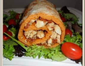 Gâteau roulé au poulet