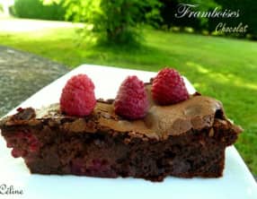 Fondant Chocolat Framboises