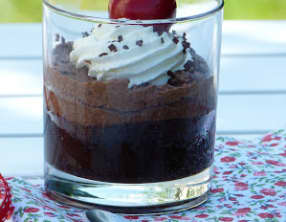 Forêt noire en bocal