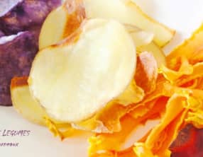 Chips de légumes au four